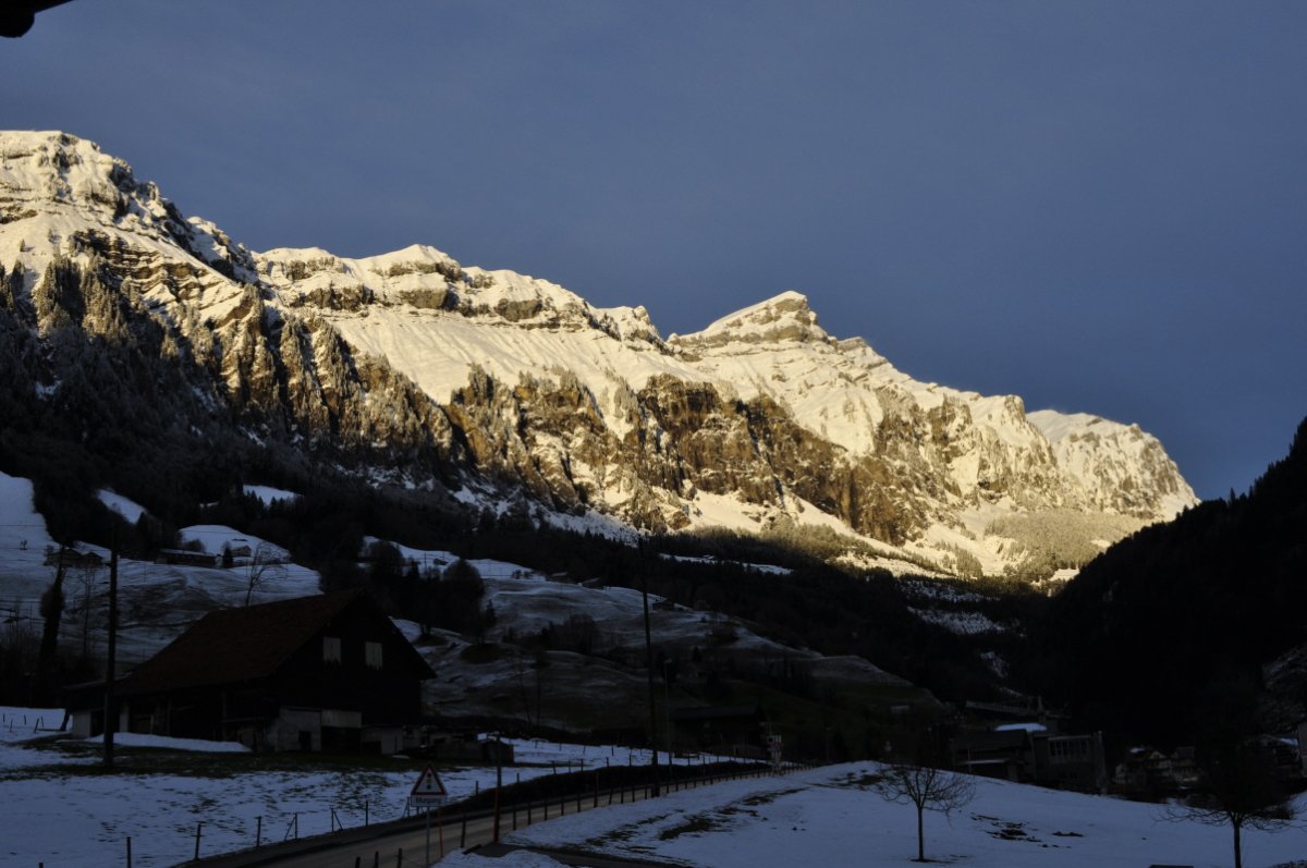Abendstimmung am Heubrig im Muotathal